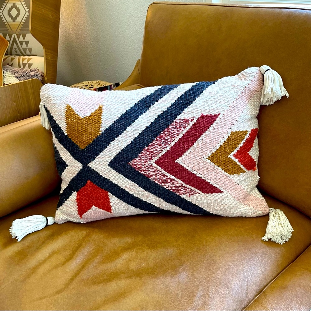 World Market Geometric Throw Pillow